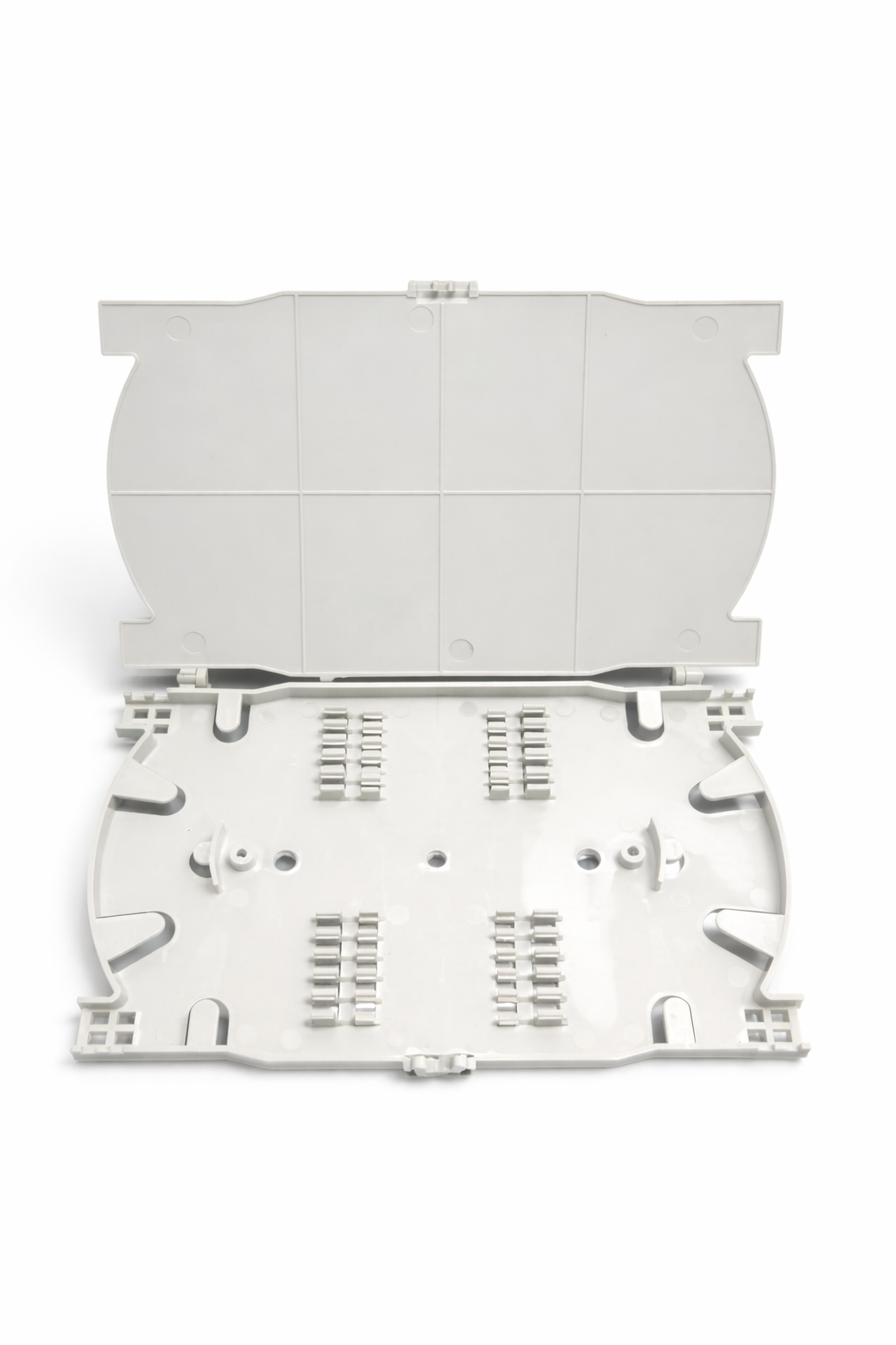 Bandeja de Empalme de Fibra Óptica 12 Fibras <br><b style="color:#0E2288">$3.0 USD</b>