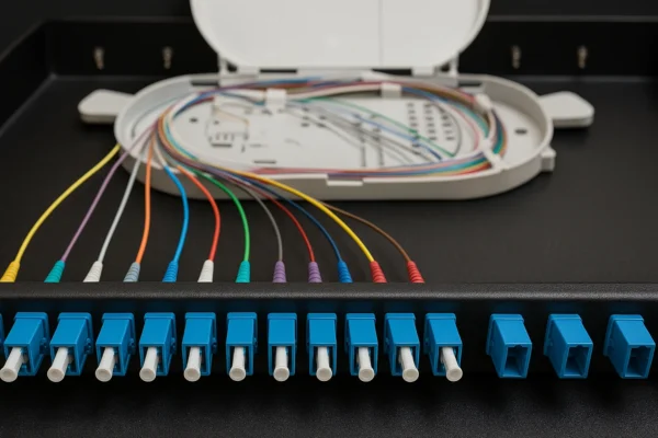 ODF con bracket variable - bandeja odf