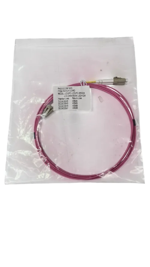 Patchcord Multimodo LC/UPC 2 Metros OM4 Dúplex <br><b style="color:#0E2288">$7.84 USD</b> - Image 2