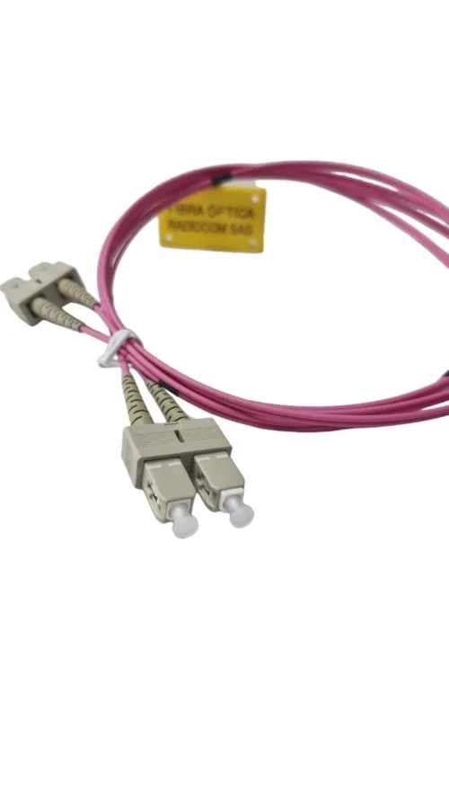 Patchcord Multimodo SC/UPC 2 Metros OM4 Dúplex<br><b style="color:#0E2288">$7.95 USD</b> - Image 3