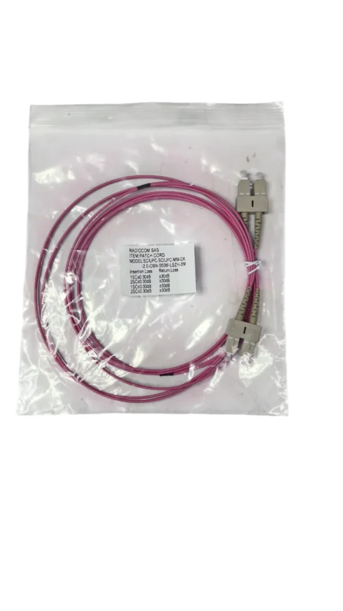 Patchcord multimodo SC/UPC 3 metros OM-4 DUPLEX<br><b style="color:#0E2288">$9.24 USD</b> - Image 2