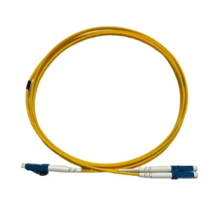 Patchcord de fibra óptica monomodo LC/UPC a LC/UPC de 2 metros con cubierta LSZH