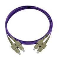 Patchcord de fibra óptica multimodo SC/UPC a SC/UPC de 3 metros con cubierta LSZH Radiocom