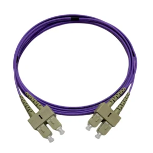 Patchcord de fibra óptica multimodo SC/UPC a SC/UPC de 3 metros con cubierta LSZH Radiocom